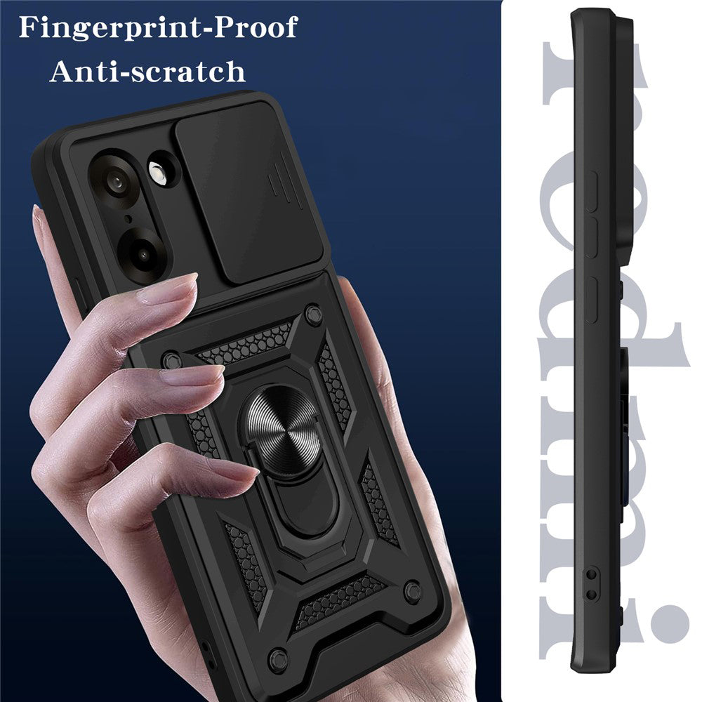 Custodia per OnePlus Nord CE5, Techsuit, CamShield, Nera