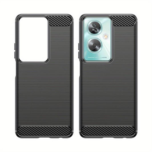 Hülle für OnePlus Nord N30 SE / Oppo A79, Techsuit, Carbon, Schwarz