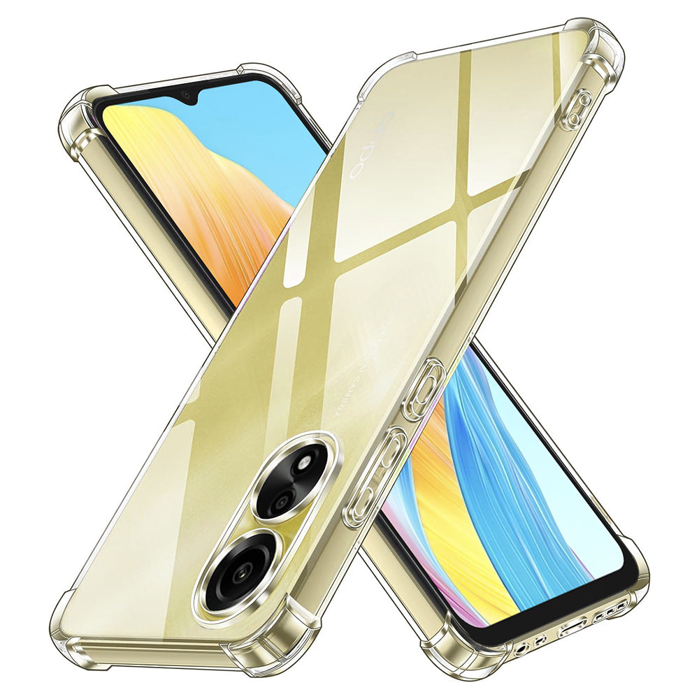 Custodia per Oppo A18 / A38, Techsuit, Shockproof Clear, Trasparente