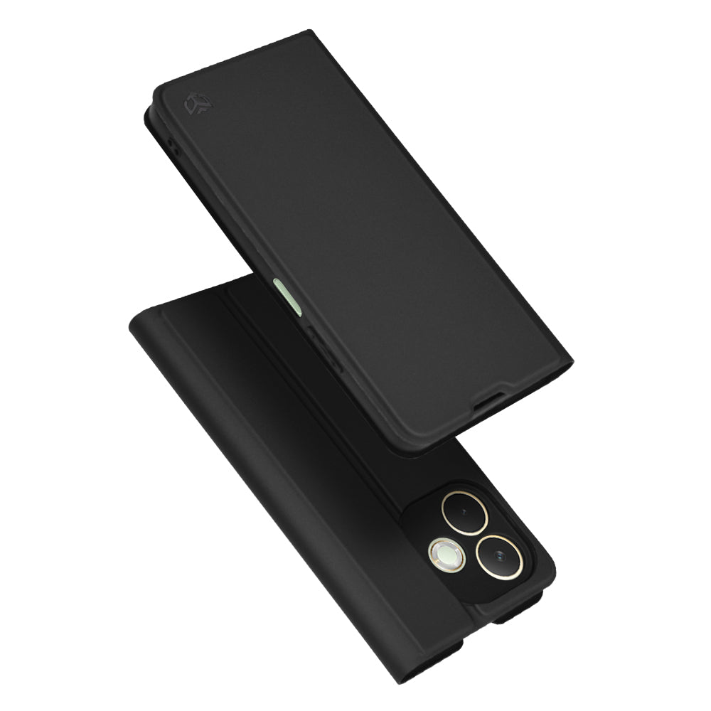 Custodia per Oppo A5 Pro 4G / A5 Pro, Techsuit, Magskin Book, Nera