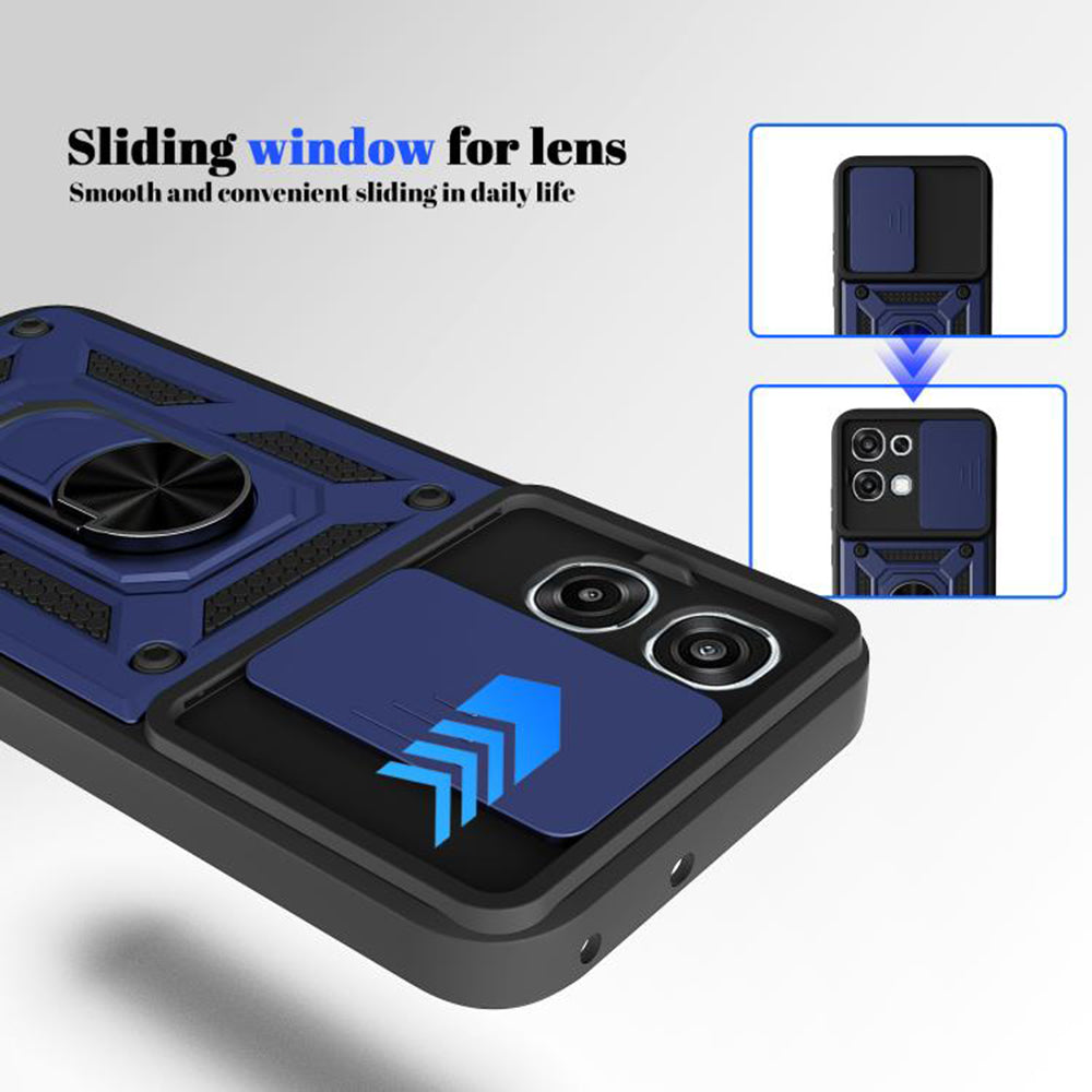 Custodia per Oppo A6 Pro 5G / A6 Pro 4G, Techsuit, CamShield, Blu