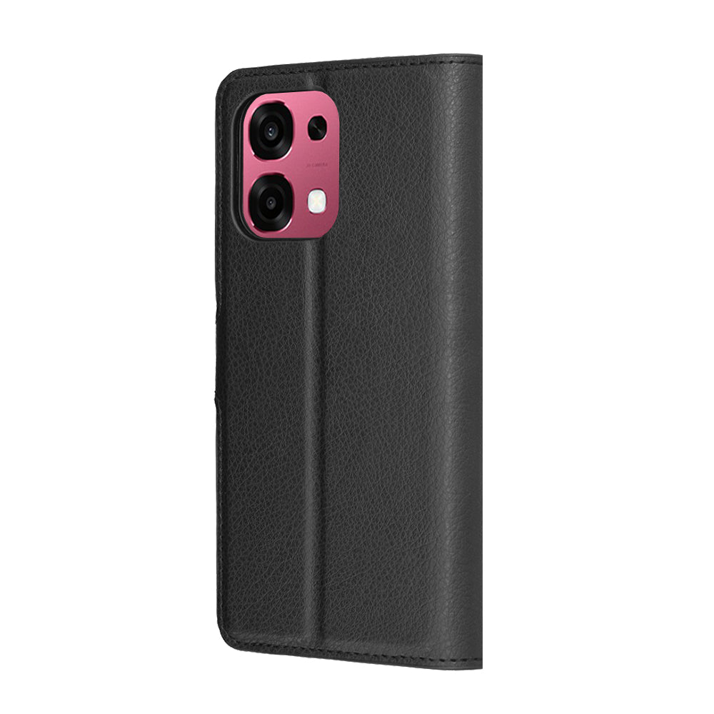 Custodia per Oppo A6 Pro 5G / A6 Pro 4G, Techsuit, Leather Folio, Nera