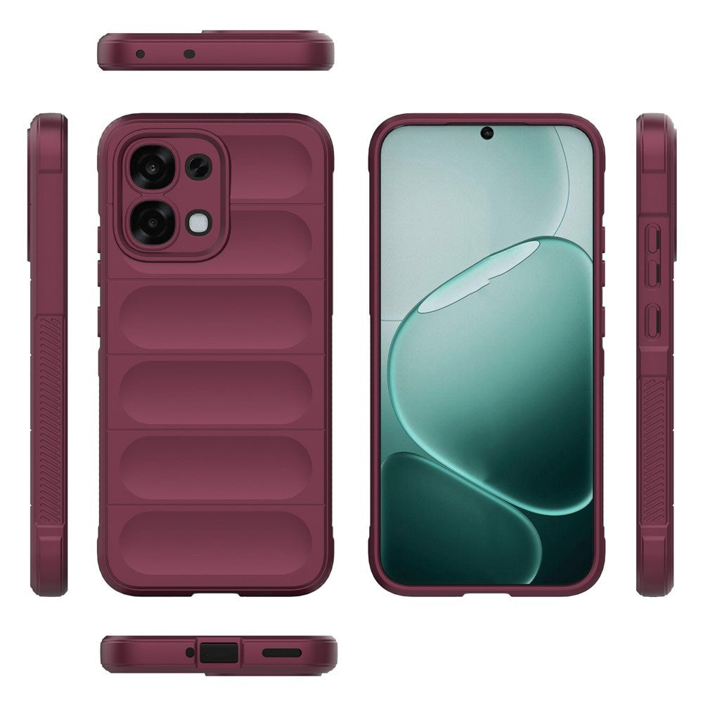 Coque pour Oppo A6 Pro 5G / A6 Pro 4G, Techsuit, Magic Shield, Bordeaux