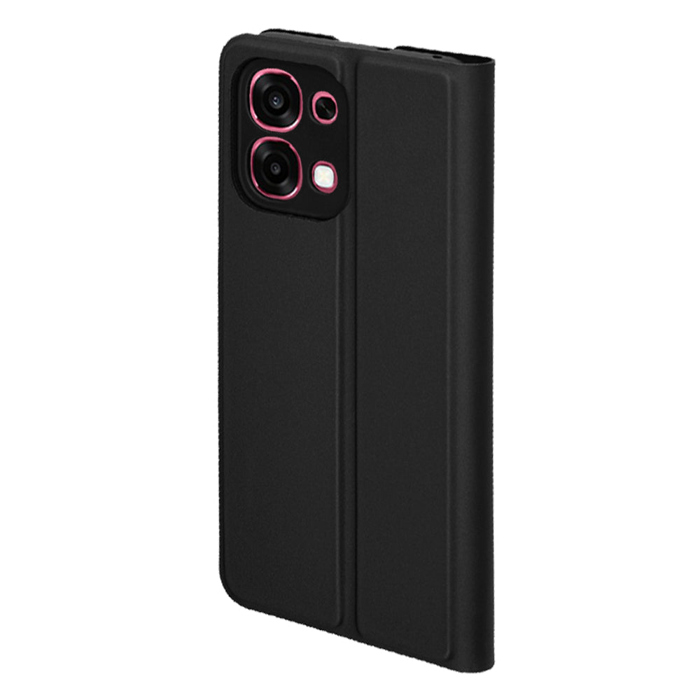 Custodia per Oppo A6 Pro 5G / A6 Pro 4G, Techsuit, Magskin Book, Nera