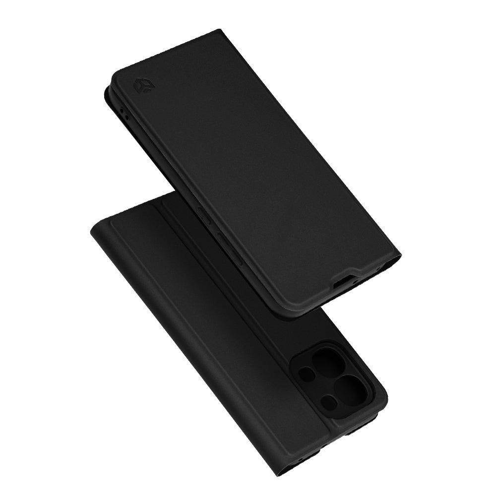 Custodia per Oppo A6 Pro 5G / A6 Pro 4G, Techsuit, Magskin Book, Nera
