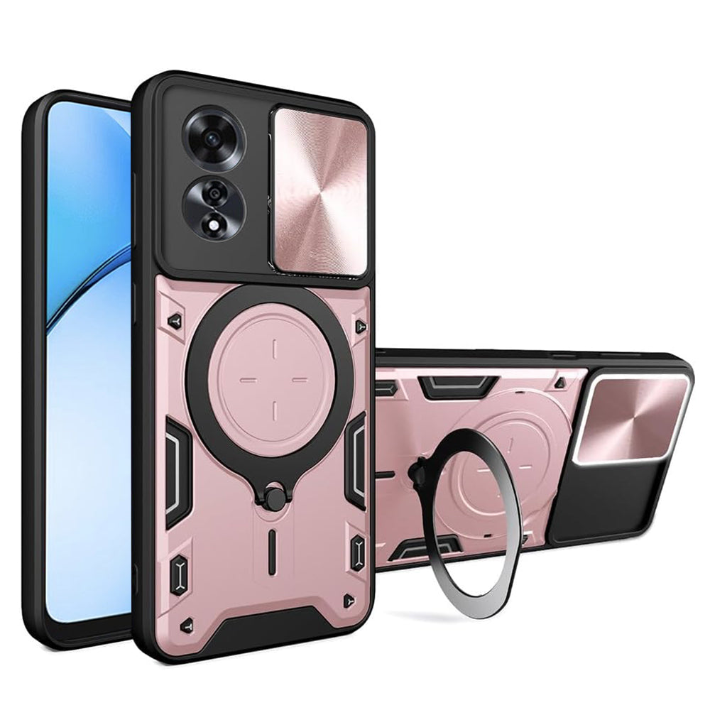 Coque pour Oppo A60, Techsuit, CamGuard Pro, Rose Doré