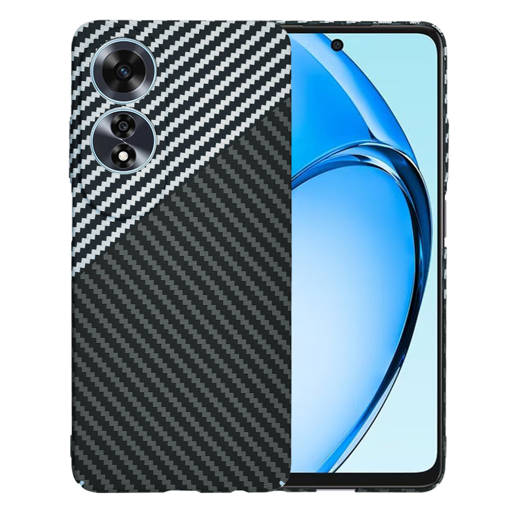 Coque pour Oppo A60, Techsuit, Carbonite FiberShell, Noir Gris