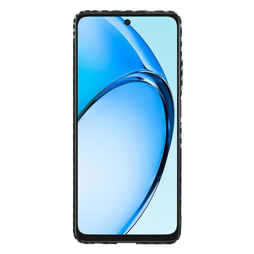 Coque pour Oppo A60, Techsuit, Carbonite FiberShell, Noir Gris
