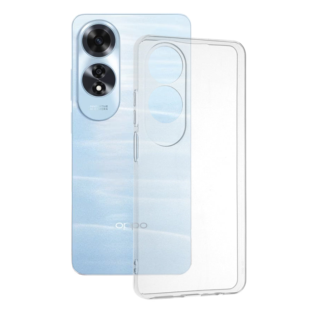 Custodia per Oppo A60, Techsuit, Chiara, Trasparente