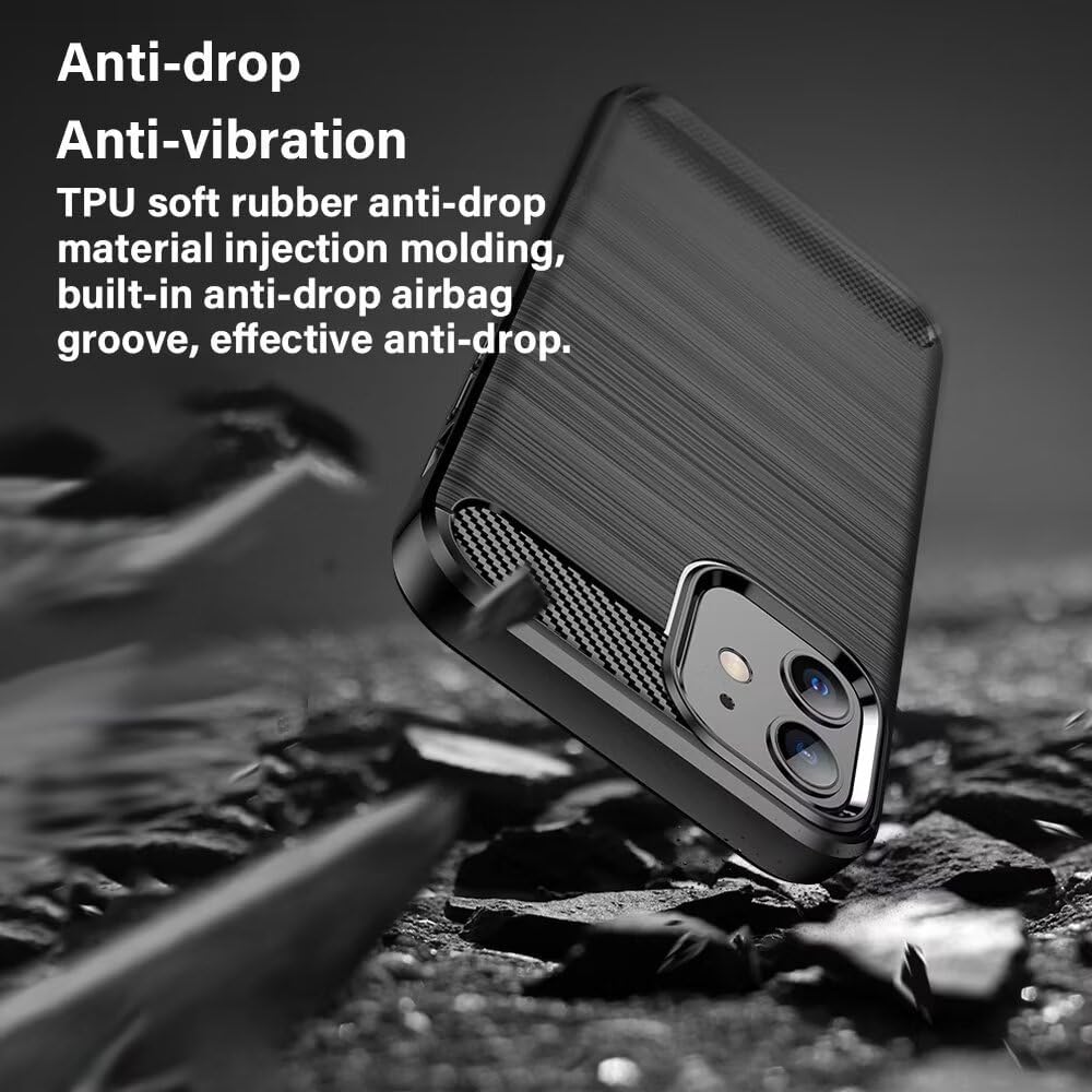 Custodia per Oppo A6k 4G / A6x 4G / A6x / A6 4G, Techsuit, Carbonio, Blu
