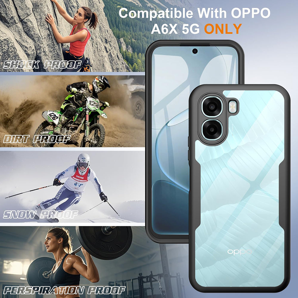 Custodia per Oppo A6k 4G / A6x 4G / A6x, Techsuit, ColorVerse 360, Blu
