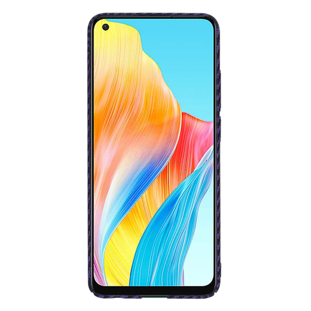 Coque pour Oppo A78 4G, Techsuit, Carbonite FiberShell, Violet