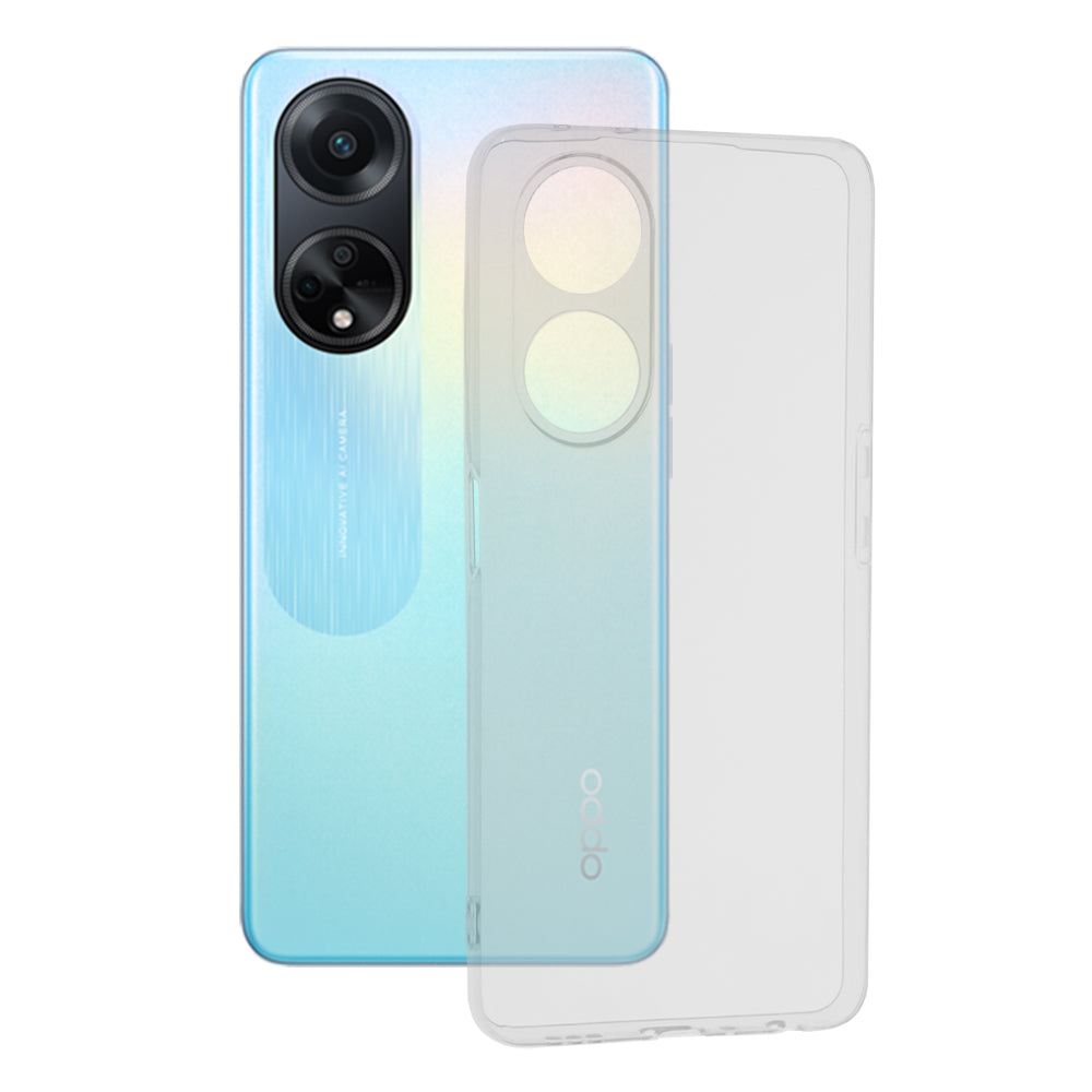 Custodia per Oppo A98, Techsuit, Chiara, Trasparente