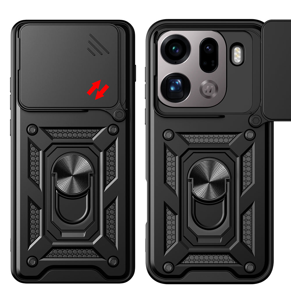 Custodia per Oppo Find X9 Pro, Techsuit, CamShield, Nera