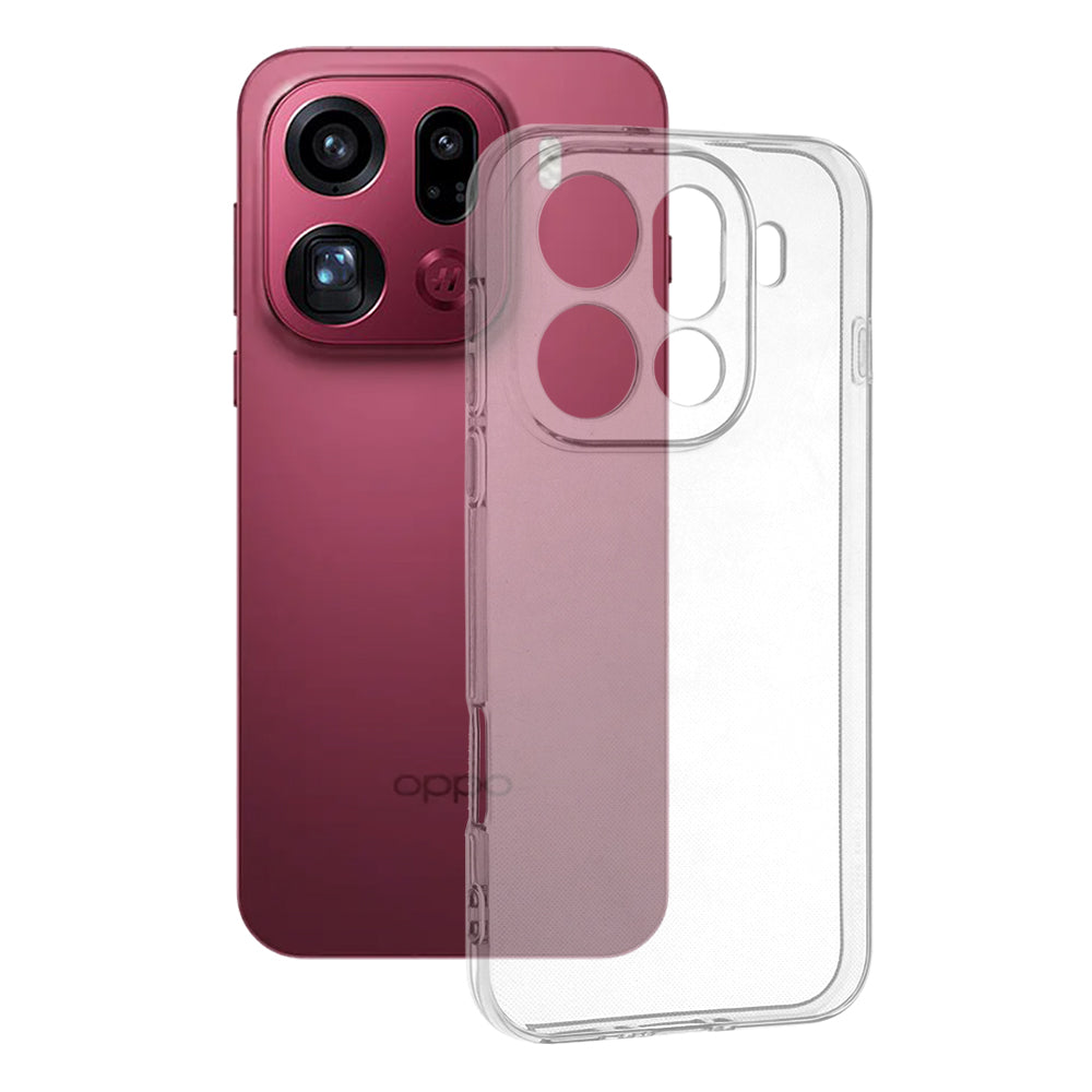 Hülle für Oppo Find X9 Pro, Techsuit, Klar, Transparent