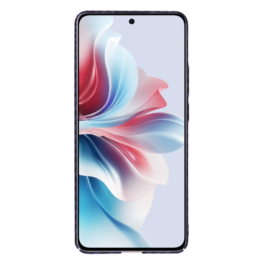 Hülle für Oppo Reno11 F, Techsuit, Carbonite FiberShell, Lila