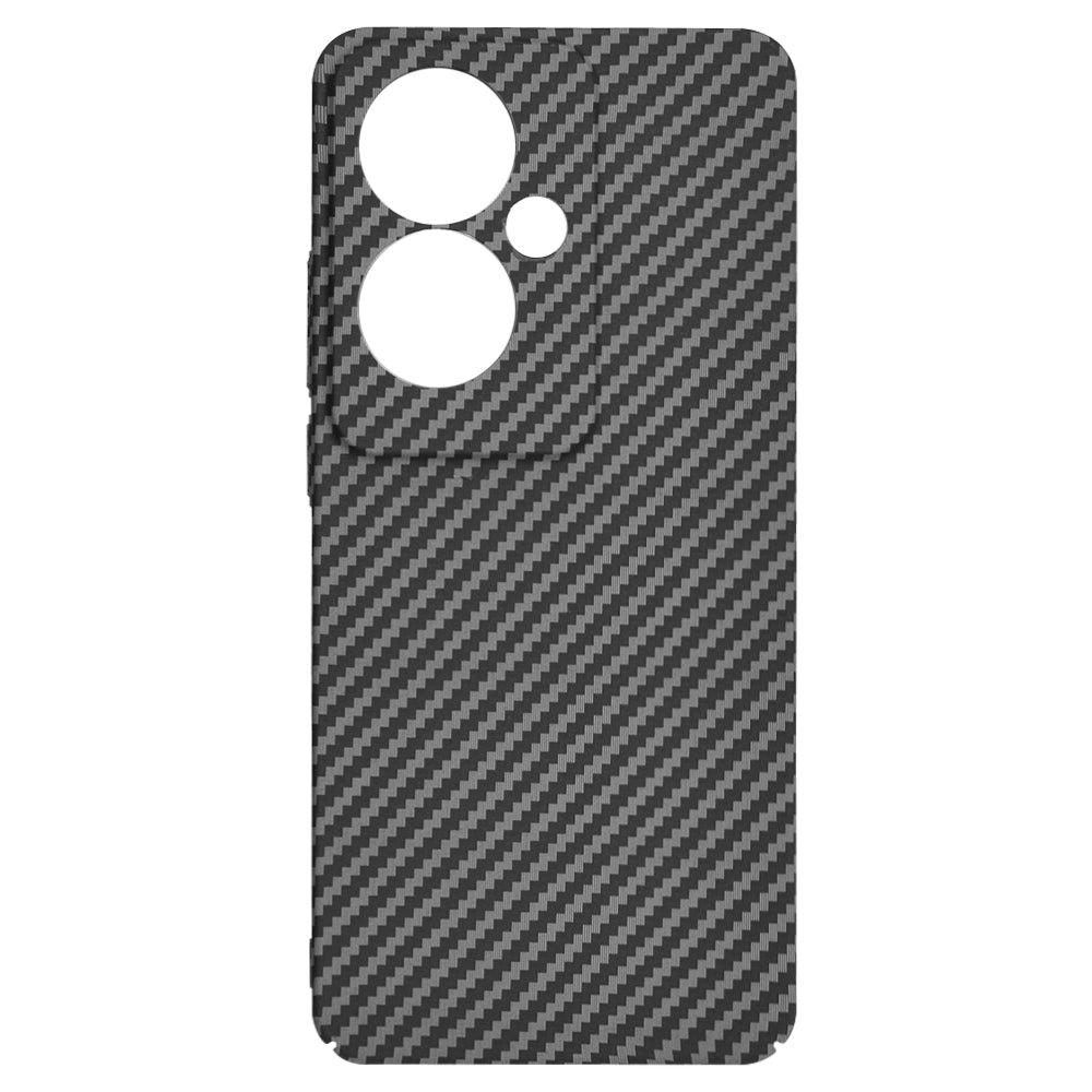 Custodia per Oppo Reno11 F, Techsuit, Carbonite FiberShell, Nera