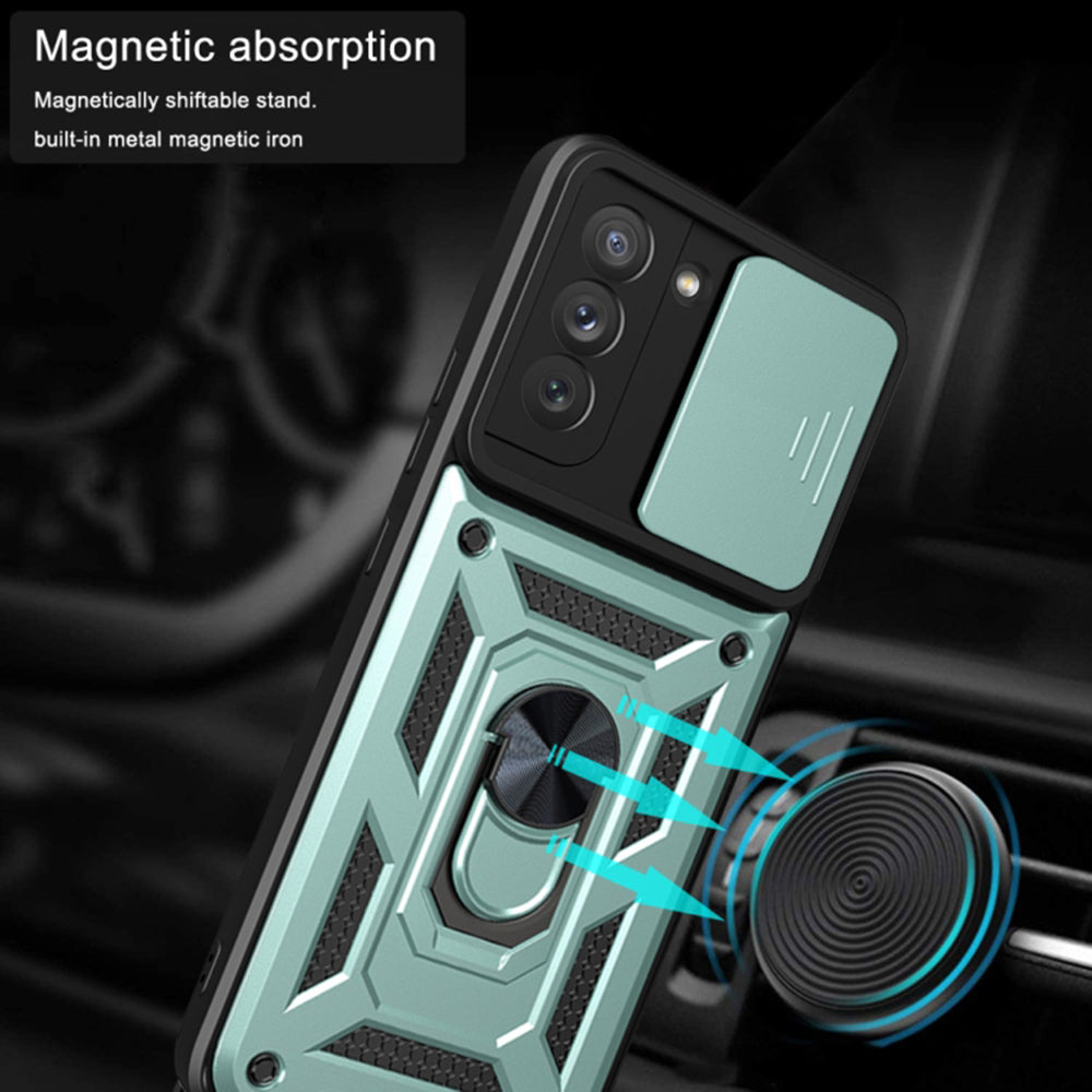 Custodia per Oppo Reno12 Pro, Techsuit, CamShield, Nera
