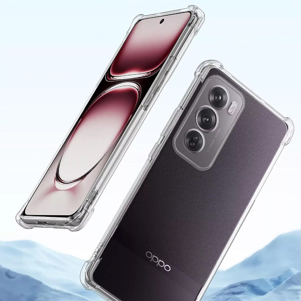 Coque pour Oppo Reno12 Pro, Techsuit, Antichoc Claire, Transparente