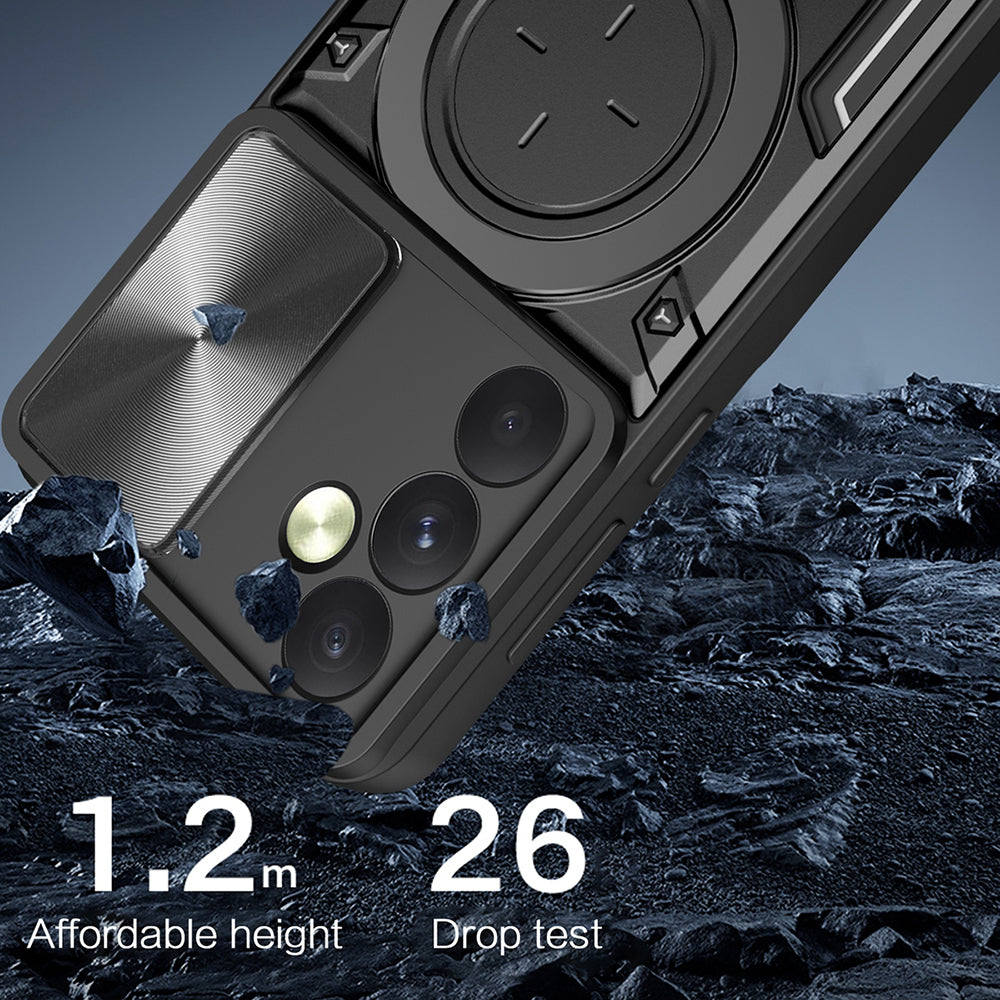 Custodia per Oppo Reno12, Techsuit, CamGuard Pro, Viola