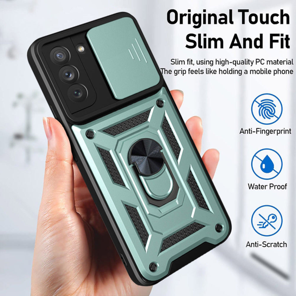 Custodia per Oppo Reno12, Techsuit, CamShield, Rosa