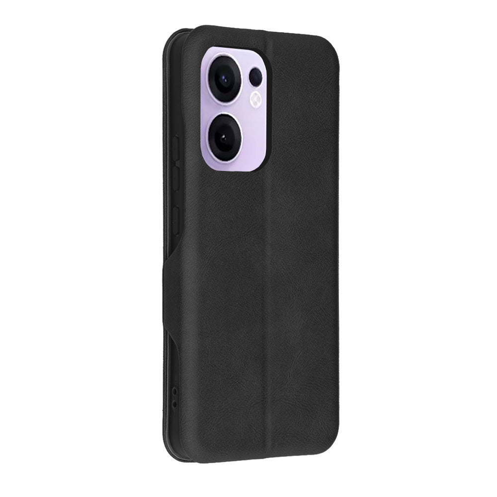 Coque pour Oppo Reno13 FS 5G / Reno13 F 4G / Reno13 F, Techsuit, Safe Wallet Plus, Noire