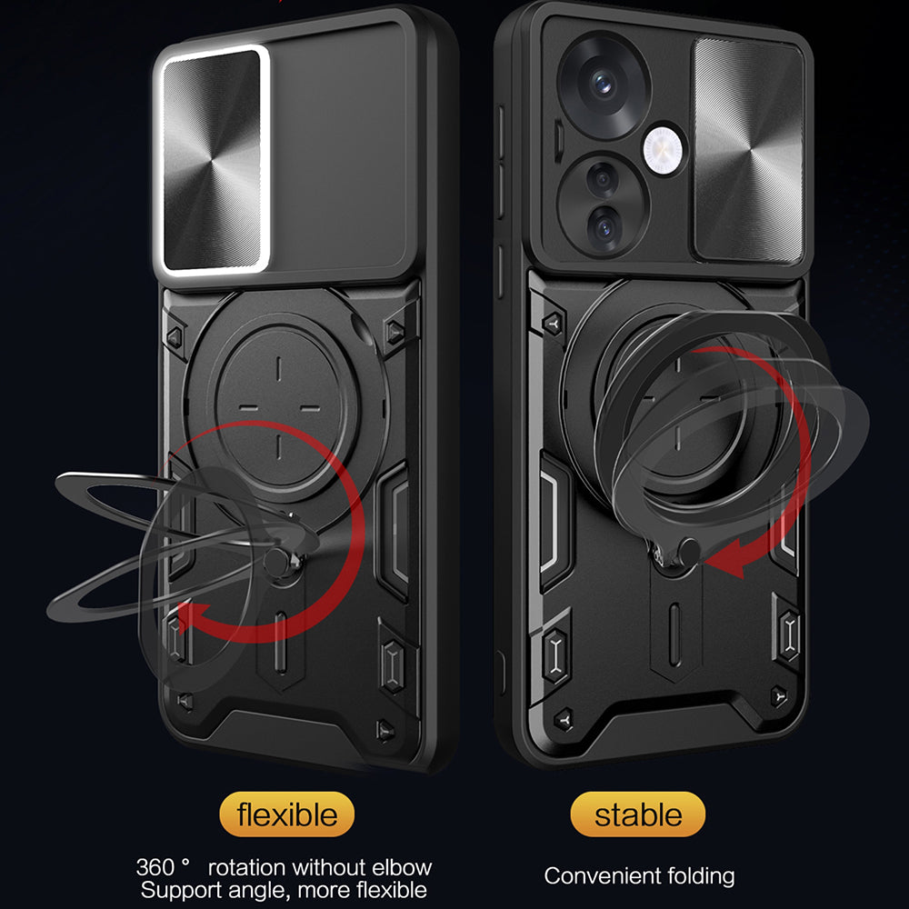 Custodia per Oppo Reno13 Pro, Techsuit, CamGuard Pro, Viola