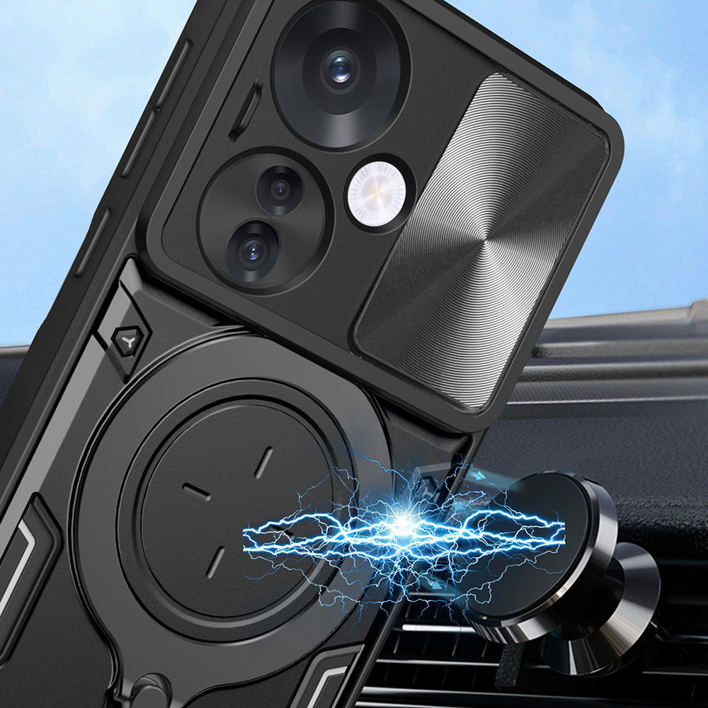 Custodia per Oppo Reno13 Pro, Techsuit, CamGuard Pro, Rossa