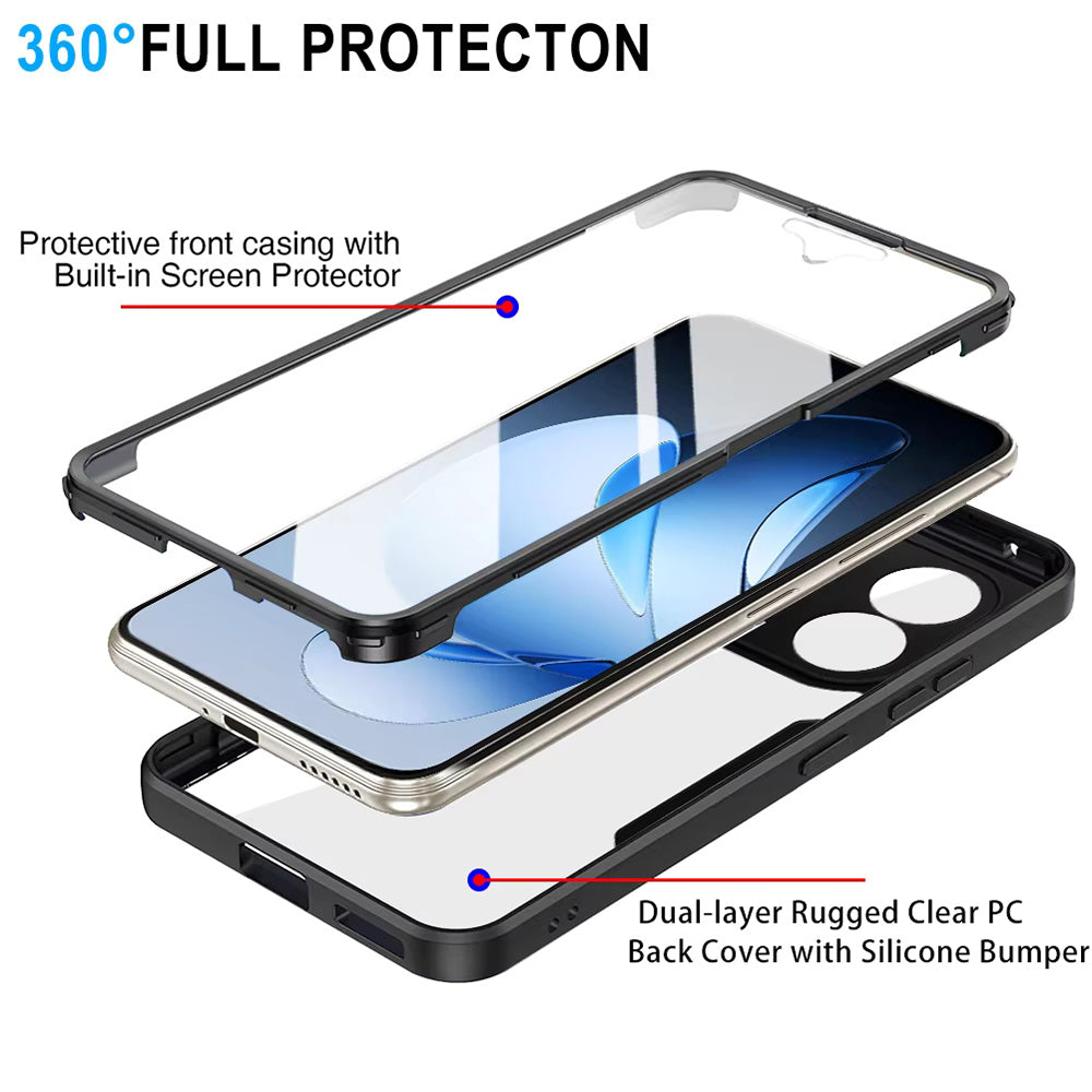 Custodia per Oppo Reno13 Pro, Techsuit, ColorVerse 360, Blu