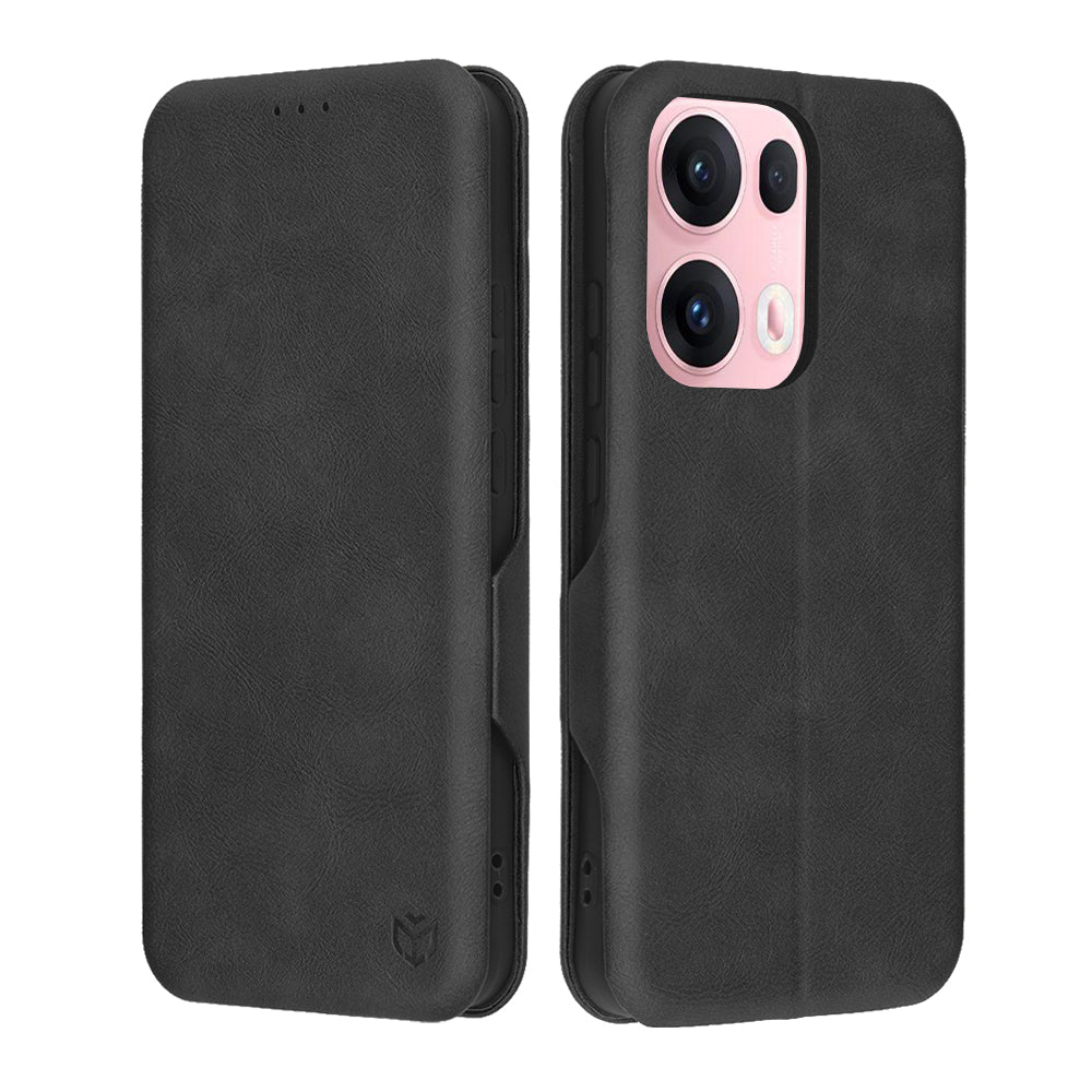 Coque pour Oppo Reno13 Pro, Techsuit, Safe Wallet Plus, Noire