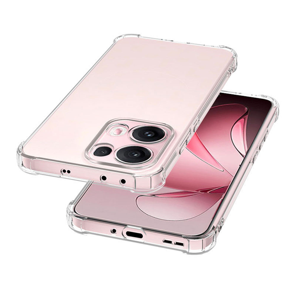 Custodia per Oppo Reno13 Pro, Techsuit, Shockproof Clear, Trasparente