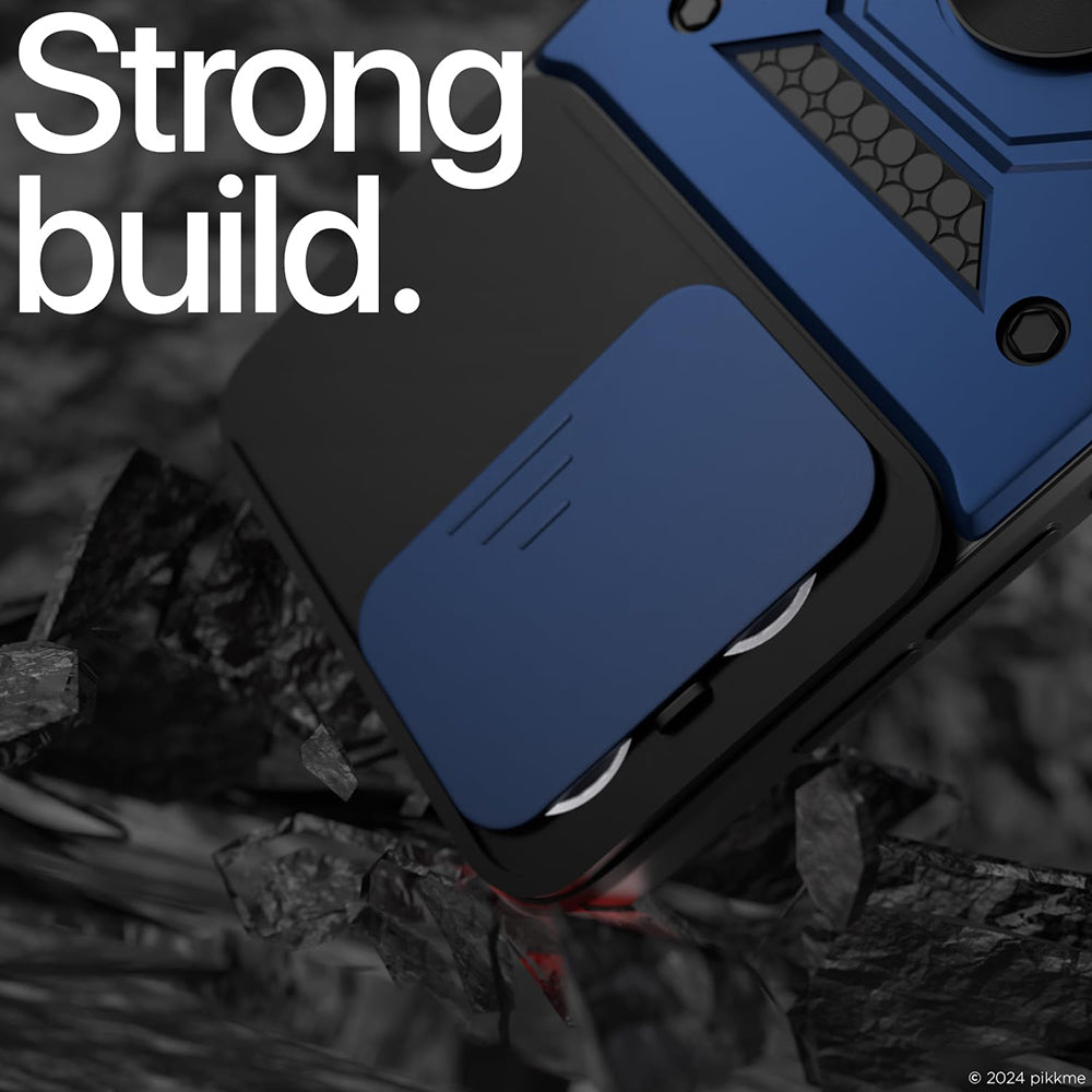 Custodia per Oppo Reno13, Techsuit, CamShield, Verde