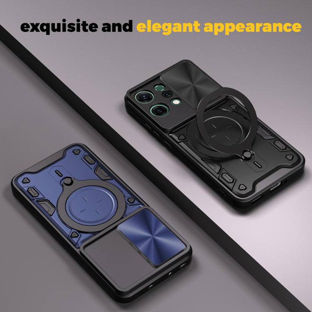 Custodia per Oppo Reno14, Techsuit, CamGuard Pro, Rossa