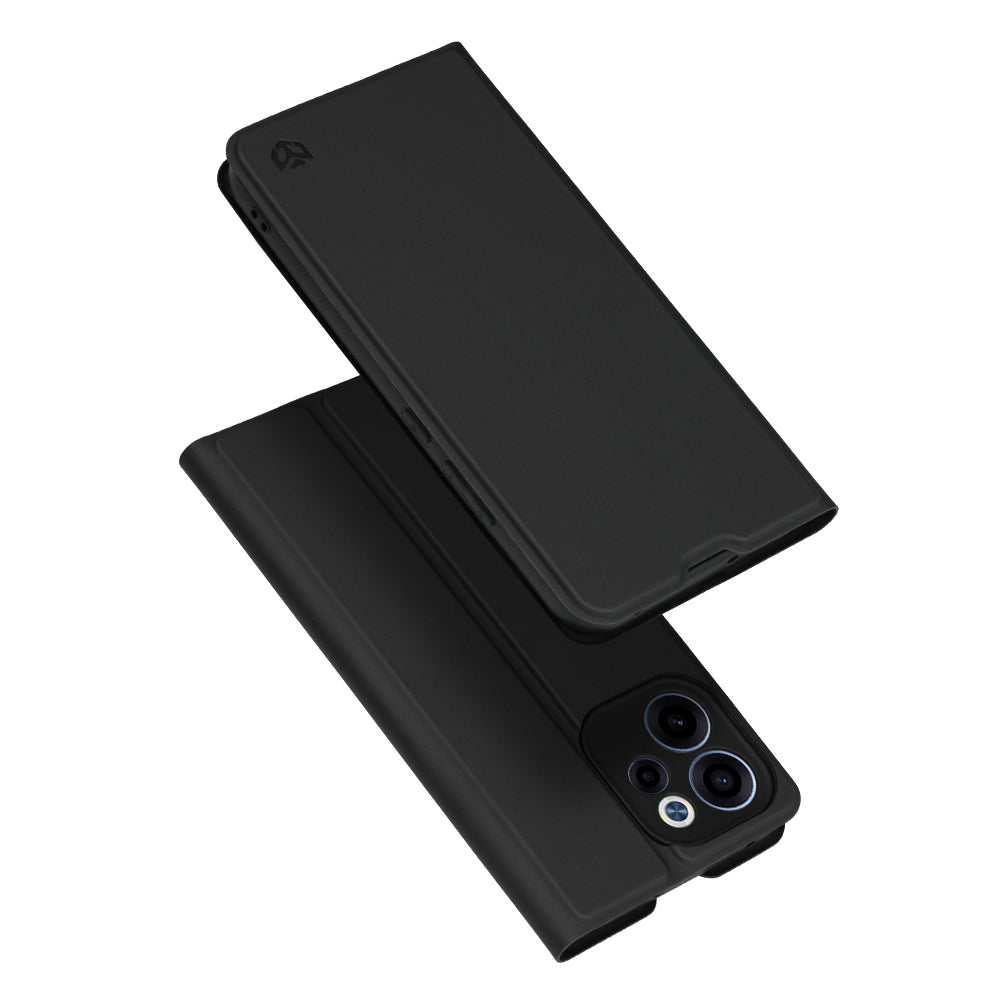Custodia per Oppo Reno15 FS / Reno15 F, Techsuit, Magskin Book, Nera