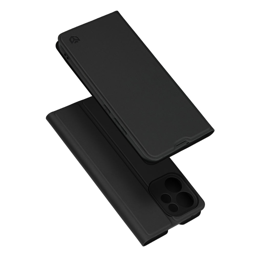 Custodia per Oppo Reno15 FS / Reno15 F, Techsuit, Magskin Book, Nera