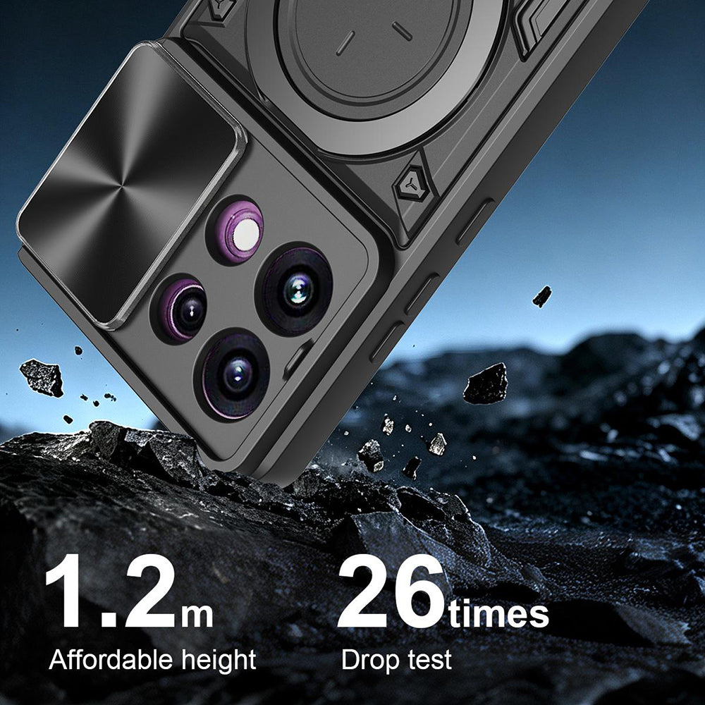 Hülle für Oppo Reno16 F / Reno16 FS, Techsuit, CamGuard Pro, Lila