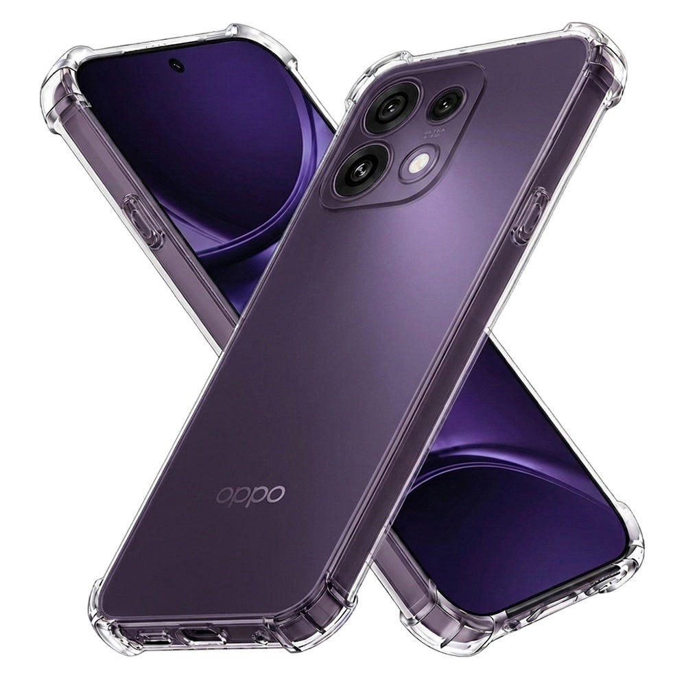 Custodia per Oppo Reno16 F / Reno16 FS, Techsuit, Shockproof Clear, Trasparente