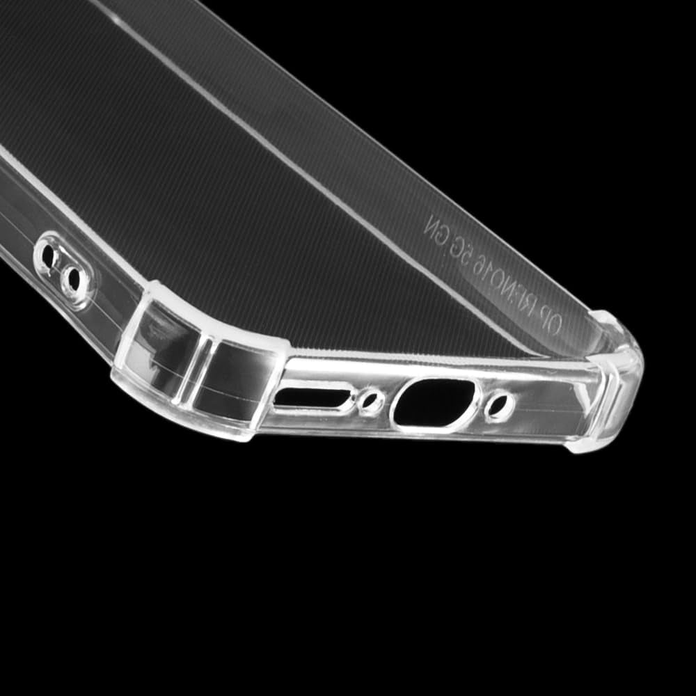 Custodia per Oppo Reno16 F / Reno16 FS, Techsuit, Shockproof Clear, Trasparente