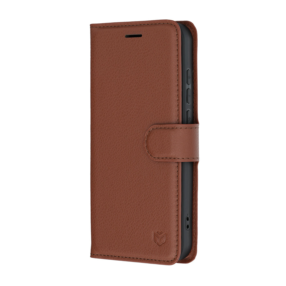 Custodia per Oppo Reno16 Pro, Techsuit, Leather Folio, Marrone
