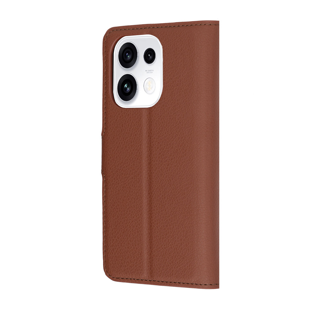 Custodia per Oppo Reno16 Pro, Techsuit, Leather Folio, Marrone