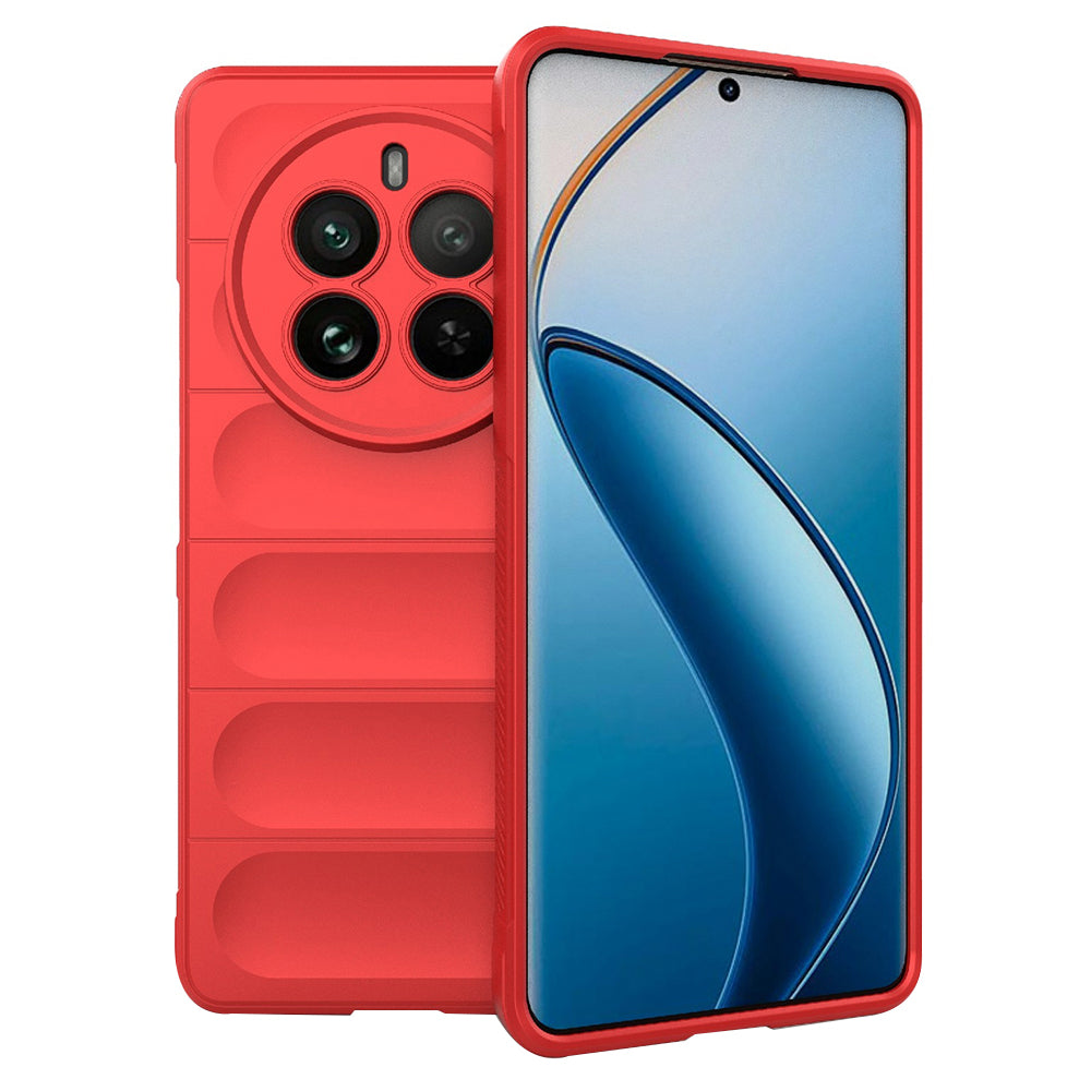 Custodia per Realme 12 Pro / 12 Pro+, Techsuit, Magic Shield, Rossa