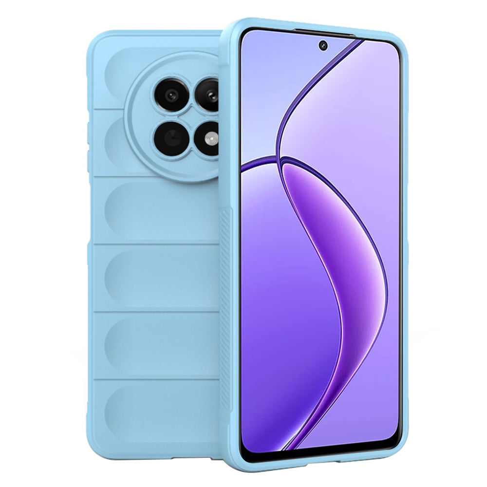 Custodia per Realme 12x / 12, Techsuit, Magic Shield, Blu