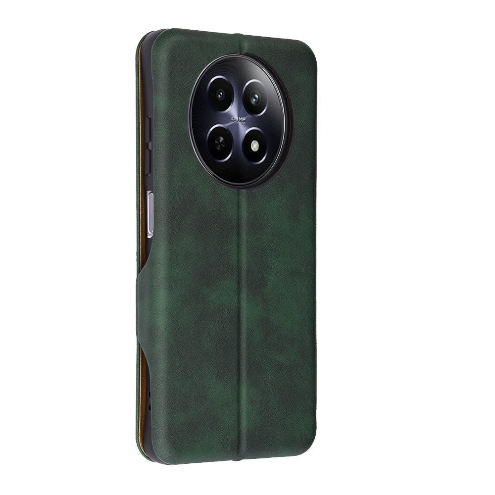 Coque pour Realme 12x / 12, Techsuit, Safe Wallet Plus, Vert