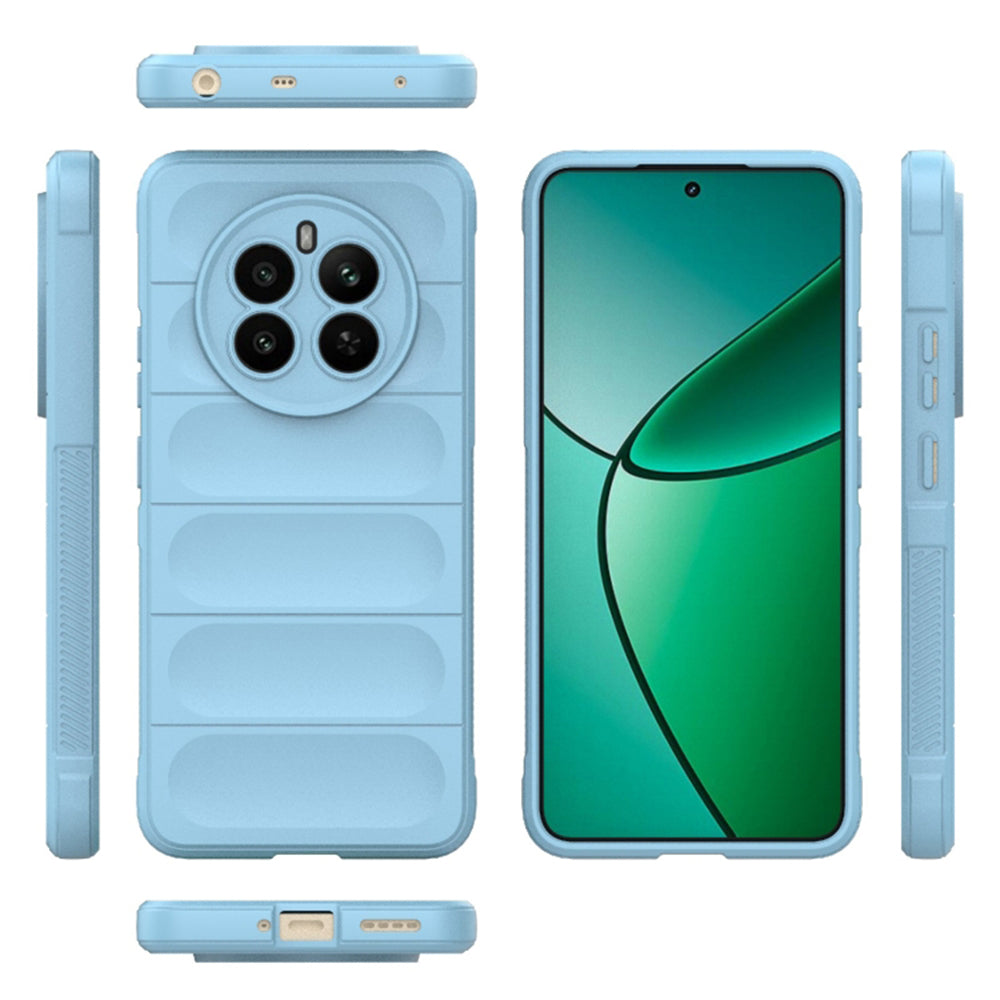 Custodia per Realme 13 4G / 12 4G / 12+, Techsuit, Magic Shield, Blu