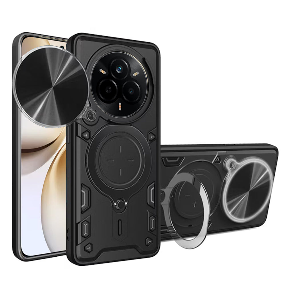 Custodia per Realme 14 Pro+, Techsuit, CamGuard Pro, Nera
