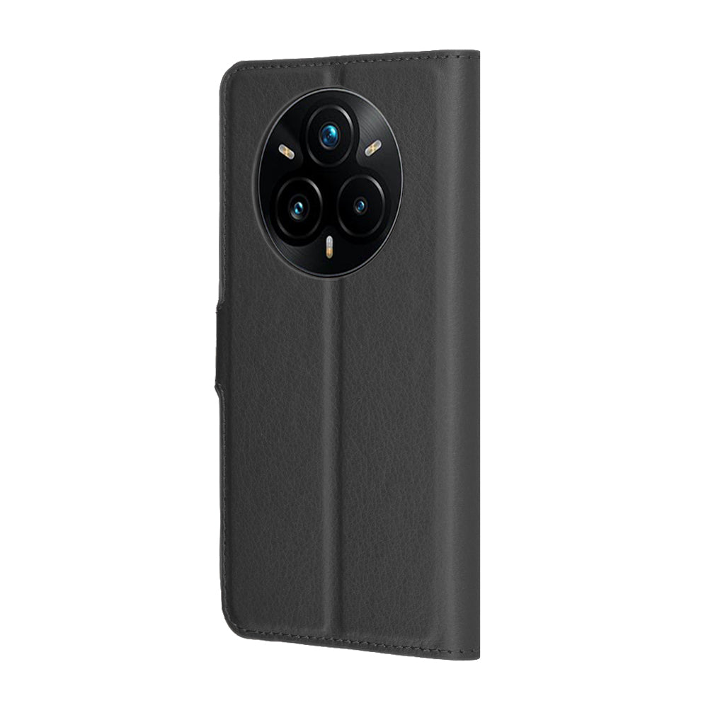 Custodia per Realme 14 Pro+, Techsuit, Leather Folio, Nera