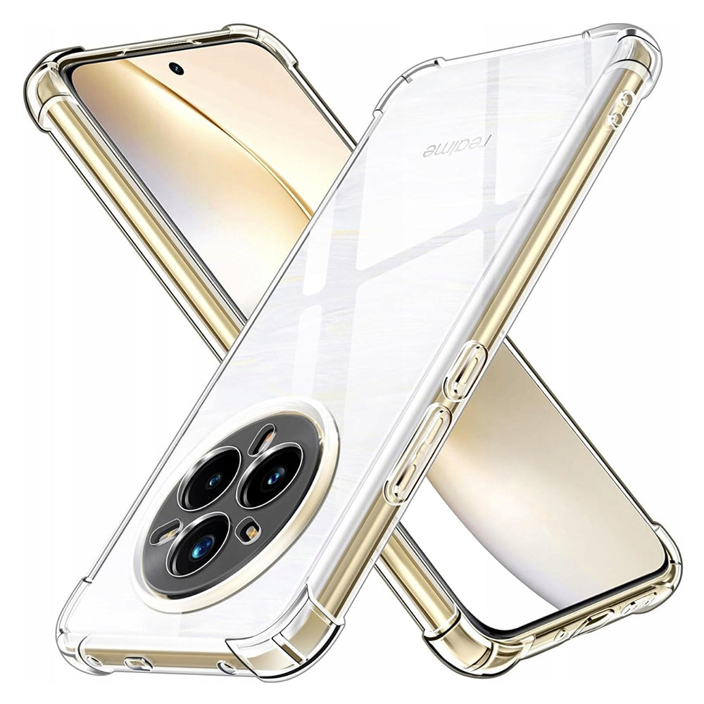 Custodia per Realme 14 Pro+, Techsuit, Shockproof Clear, Trasparente