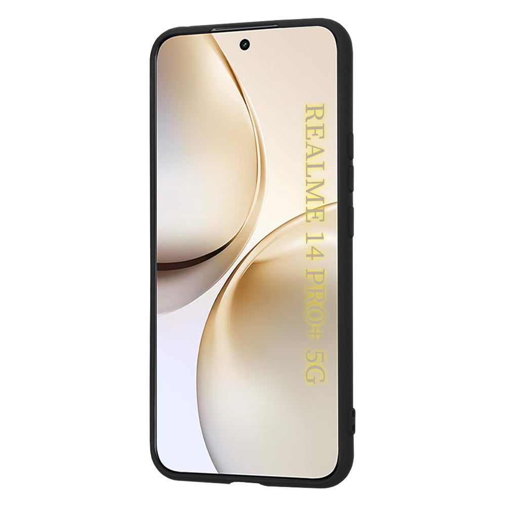 Custodia per Realme 14 Pro+, Techsuit, SoftFlex, Nera
