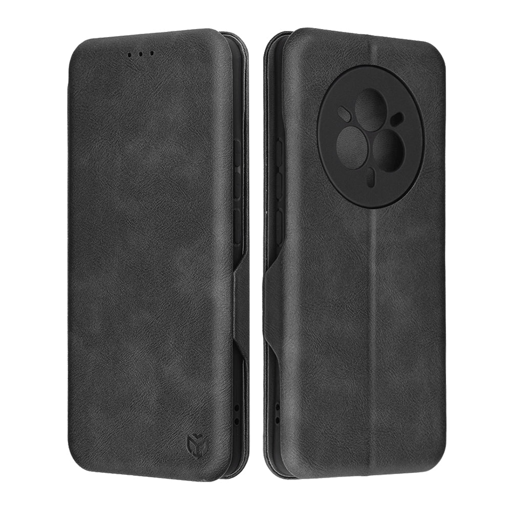 Custodia per Realme 14 Pro, Techsuit, Safe Wallet Plus, Nera