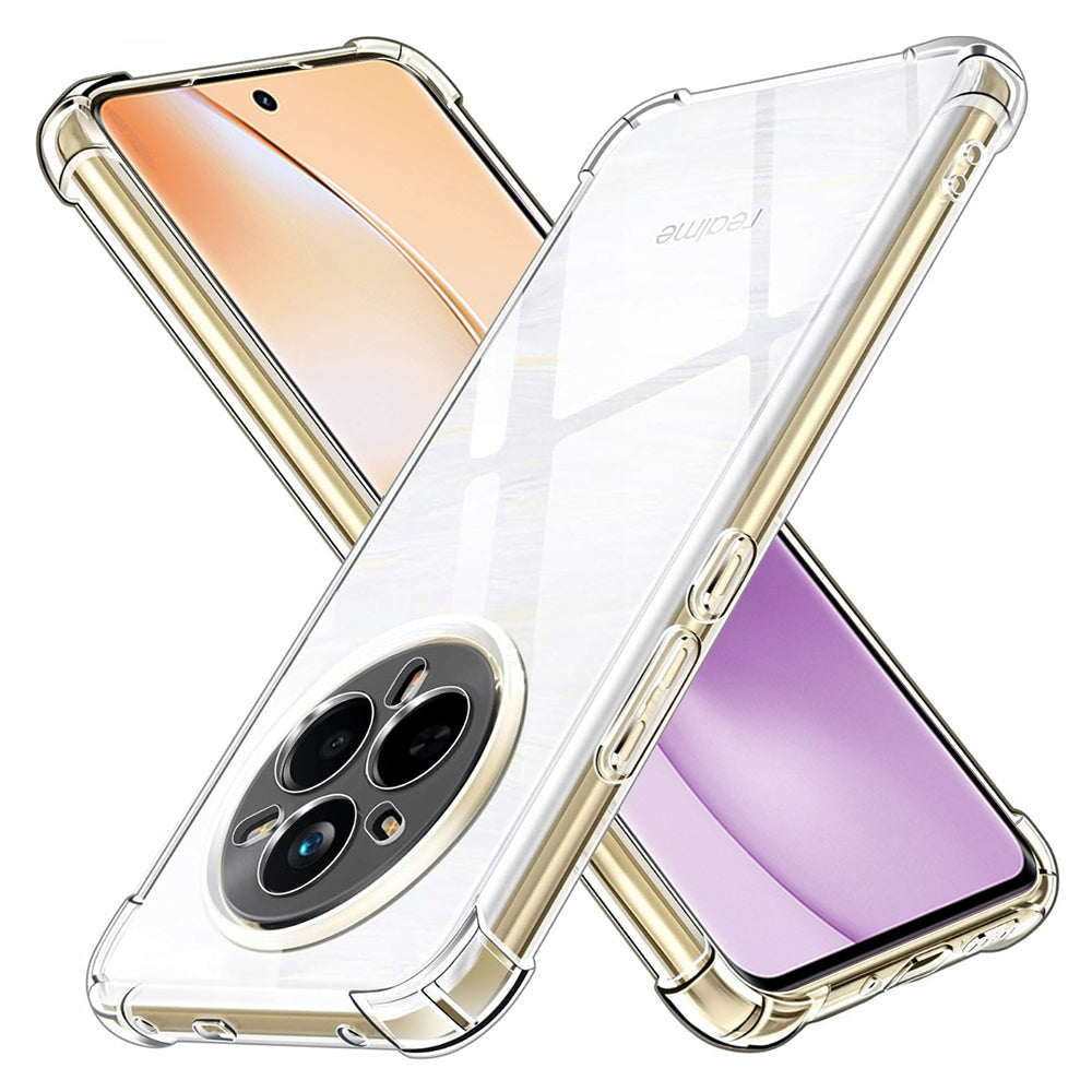Custodia per Realme 14 Pro, Techsuit, Shockproof Clear, Trasparente